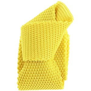 Tony & Paul. Cravate Tricot. Tony, Soie. Jaune Bouton D'Or - Uni - Fabrique En - Publicité Tony & Paul. Cravate Tricot. Tony, Soie. Jaune Bouton D'Or - Uni - Fabrique En - Publicité