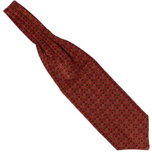 Tony & Paul. Foulard Ascot. Victoria, Soie. Rouge Andrinople - Pois - Fabrique - Publicité Tony & Paul. Foulard Ascot. Victoria, Soie. Rouge Andrinople - Pois - Fabrique - Publicité
