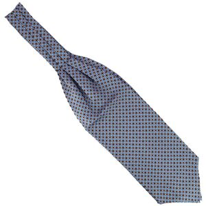 Tony & Paul. Foulard Ascot. Sofia, Soie. Bleu Ciel - Carreaux - Fabrique En It - Publicité Tony & Paul. Foulard Ascot. Sofia, Soie. Bleu Ciel - Carreaux - Fabrique En It - Publicité