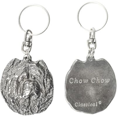 ART Porte-Clés Chien Chow Chow Plaqué Argent Dans Un Coffret Décoratif, Accessoire P - Publicité ART Porte-Clés Chien Chow Chow Plaqué Argent Dans Un Coffret Décoratif, Accessoire P - Publicité