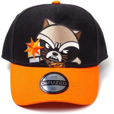 Casquette Ajustable Incurvée Marvel Rocket Racoon Difuzed Kawaii - Publicité Casquette Ajustable Incurvée Marvel Rocket Racoon Difuzed Kawaii - Publicité