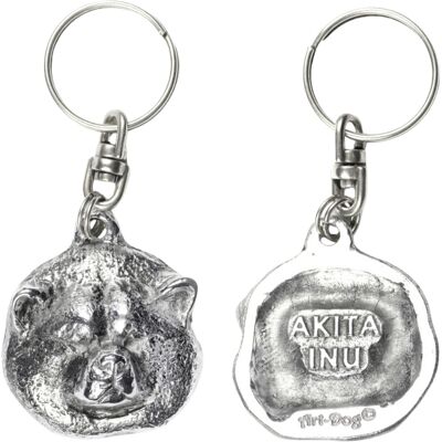 ART Akita, Akita Inu - Porte-Clés Chien Plaqué Argent Dans Un Coffret Décoratif, Acc - Publicité ART Akita, Akita Inu - Porte-Clés Chien Plaqué Argent Dans Un Coffret Décoratif, Acc - Publicité