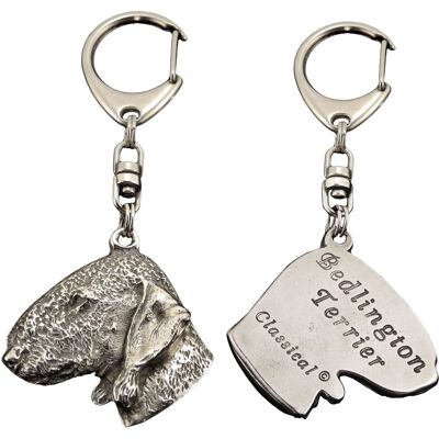 Anneau de clé en argent Art-Dog - Bedlington Terrier, Collie, Beagle - Bijoux de races de chiens - Publicité Anneau de clé en argent Art-Dog - Bedlington Terrier, Collie, Beagle - Bijoux de races de chiens - Publicité