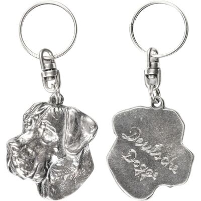 ART Great Dane Ii - Porte-Clés Chien Argenté Dans Un Coffret Décoratif, Accessoire P - Publicité ART Great Dane Ii - Porte-Clés Chien Argenté Dans Un Coffret Décoratif, Accessoire P - Publicité