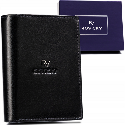 Sans Marque Portefeuille Homme En Cuir Véritable Avec Système Rfid - Rovicky - Publicité Sans Marque Portefeuille Homme En Cuir Véritable Avec Système Rfid - Rovicky - Publicité