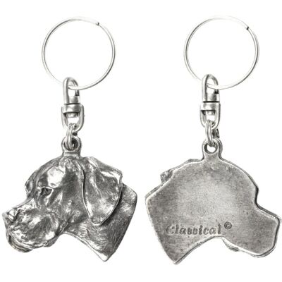 ART Pointer I - Porte-Clés Chien Argenté Dans Un Coffret Décoratif, Accessoire Pour - Publicité ART Pointer I - Porte-Clés Chien Argenté Dans Un Coffret Décoratif, Accessoire Pour - Publicité