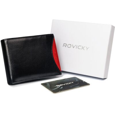 Sans Marque Portefeuille Homme En Cuir Pleine Fleur Naturel Avec Porte-Cartes Amovible - Publicité Sans Marque Portefeuille Homme En Cuir Pleine Fleur Naturel Avec Porte-Cartes Amovible - Publicité