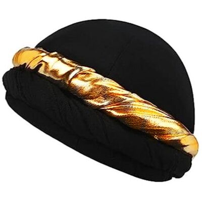 Sans Marque Vintage Hommes Bandana Satin Doublure Tête Foulard Élastique Bandeau Chapeau - Publicité Sans Marque Vintage Hommes Bandana Satin Doublure Tête Foulard Élastique Bandeau Chapeau - Publicité
