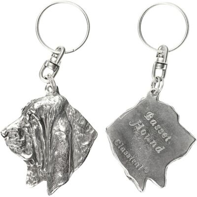 ART Basset Hound I - Porte-Clés Chien Argenté Dans Un Coffret Décoratif, Accessoire - Publicité ART Basset Hound I - Porte-Clés Chien Argenté Dans Un Coffret Décoratif, Accessoire - Publicité