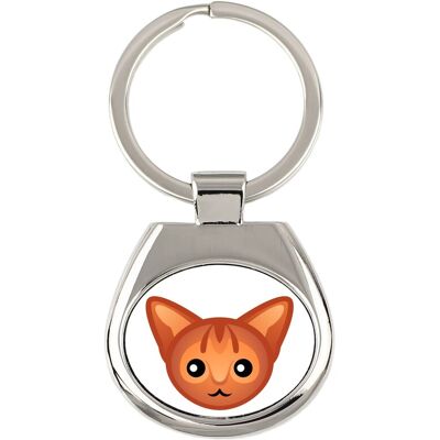 Abyssinien - Porte-Clés Par Art-Dog - Publicité Abyssinien - Porte-Clés Par Art-Dog - Publicité