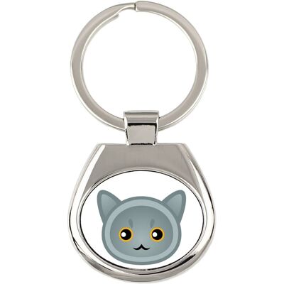 Porte-Clés British Shorthair - Art-Dog - Publicité Porte-Clés British Shorthair - Art-Dog - Publicité