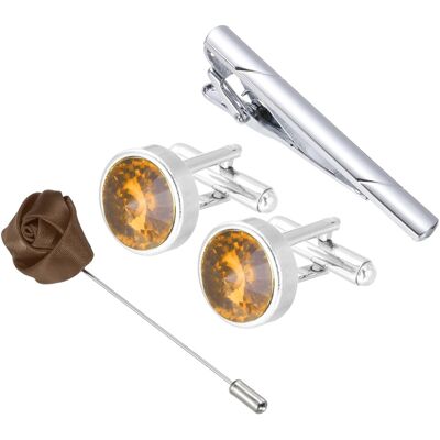 Uxcell Étuis À Boutons De Manchette Pour Brown Series Avec Boîte Cadeau - Publicité Uxcell Étuis À Boutons De Manchette Pour Brown Series Avec Boîte Cadeau - Publicité