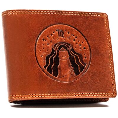 Sans Marque Grand Portefeuille En Cuir Pour Homme Avec Gaufrage Du Zodiaque - Peterson - Publicité Sans Marque Grand Portefeuille En Cuir Pour Homme Avec Gaufrage Du Zodiaque - Peterson - Publicité