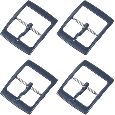 Uxcell 4 Pcs Attache Bracelet Montre 16mm Bleu Marine - Publicité Uxcell 4 Pcs Attache Bracelet Montre 16mm Bleu Marine - Publicité