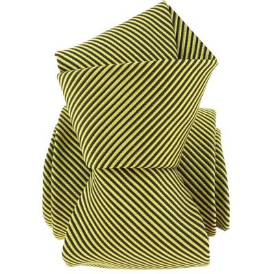 Segni Et Disegni Cravate Soie Classique Segni Disegni, Como Rayée Jaune Et Noir - Jaune - Fabriq - Publicité Segni Et Disegni Cravate Soie Classique Segni Disegni, Como Rayée Jaune Et Noir - Jaune - Fabriq - Publicité