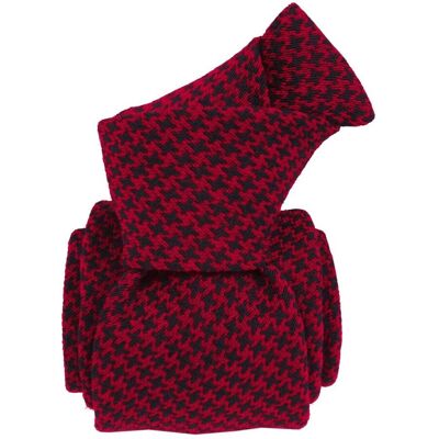 Segni Et Disegni Cravate En Laine Et Soie, Toscane Rouge - Rouge - Fabrique En Italie. Publicité Segni Et Disegni Cravate En Laine Et Soie, Toscane Rouge - Rouge - Fabrique En Italie. Publicité
