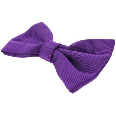 Tony & Paul. Noeud Papillon Noué. Alessia, Soie. Mauve Violette - Uni - Fabriq - Publicité Tony & Paul. Noeud Papillon Noué. Alessia, Soie. Mauve Violette - Uni - Fabriq - Publicité