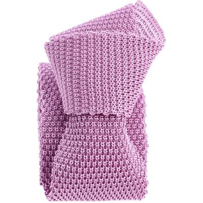 Tony & Paul. Cravate Tricot. Tony, Soie. Rose Layette - Uni - Fabrique En Ital - Publicité Tony & Paul. Cravate Tricot. Tony, Soie. Rose Layette - Uni - Fabrique En Ital - Publicité