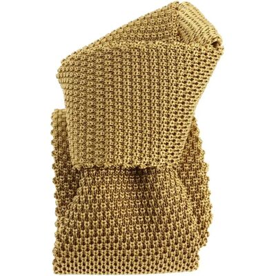 Tony & Paul. Cravate Tricot. Tony, Soie. Marron Tabac - Uni - Fabrique En Ital - Publicité Tony & Paul. Cravate Tricot. Tony, Soie. Marron Tabac - Uni - Fabrique En Ital - Publicité