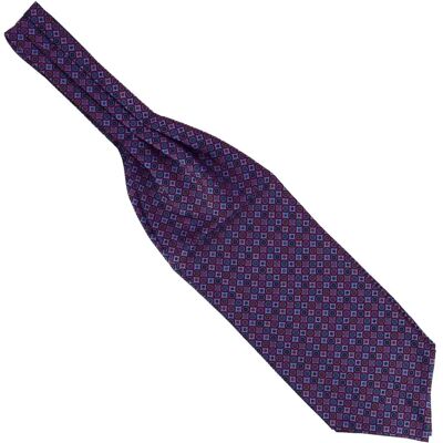 Tony & Paul. Foulard Ascot. Victoria, Soie. Mauve - Pois - Fabrique En Italie. Publicité Tony & Paul. Foulard Ascot. Victoria, Soie. Mauve - Pois - Fabrique En Italie. Publicité