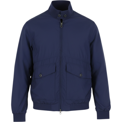 Jack & Jones Veste Homme Premium Flight S Bleu Col Haut Bomber Léger - Publicité Jack & Jones Veste Homme Premium Flight S Bleu Col Haut Bomber Léger - Publicité