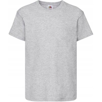 Fruit Of The Loom T-Shirt Gris En Coton, 3-4 Ans, 104 Cm - Publicité Fruit Of The Loom T-Shirt Gris En Coton, 3-4 Ans, 104 Cm - Publicité
