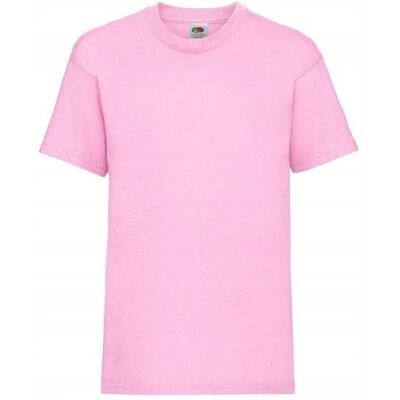 Fruit Of The Loom T-Shirt Rose En Coton, 7-8 Ans, 128 Cm - Publicité Fruit Of The Loom T-Shirt Rose En Coton, 7-8 Ans, 128 Cm - Publicité