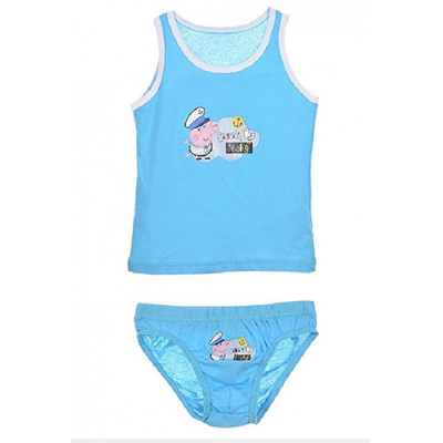 6/8 Ans : Débardeur + Slip Peppa Pig \"Georges\" Neuf - Publicité 6/8 Ans : Débardeur + Slip Peppa Pig \"Georges\" Neuf - Publicité
