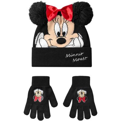 Disney - Ensemble Bonnet Et Gants Motif Minnie Mouse - Fille (Ns8994) - Publicité Disney - Ensemble Bonnet Et Gants Motif Minnie Mouse - Fille (Ns8994) - Publicité