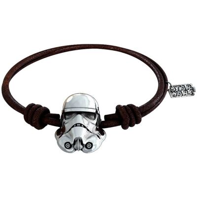 Sd Toys Star Wars Stormtrooper Bracelet Argent Brwn Lth Bracelet - Publicité Sd Toys Star Wars Stormtrooper Bracelet Argent Brwn Lth Bracelet - Publicité