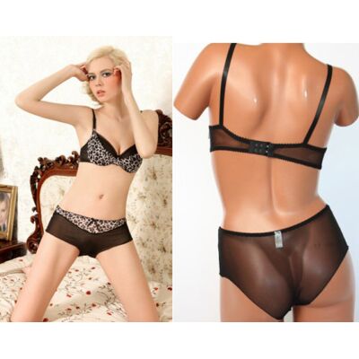 Ensemble Soutien-Gorge Slip Léopard Blanc Sexy Comfort 85c 100c - Publicité Ensemble Soutien-Gorge Slip Léopard Blanc Sexy Comfort 85c 100c - Publicité