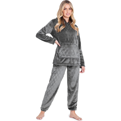 Pyjama Hiver Manche Longue Femme Pilou Ensemble Polaire Chaud Dou En 2 Pièces - Publicité Pyjama Hiver Manche Longue Femme Pilou Ensemble Polaire Chaud Dou En 2 Pièces - Publicité