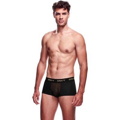 Envy - Boxer En Maille Noir S/m - Publicité Envy - Boxer En Maille Noir S/m - Publicité