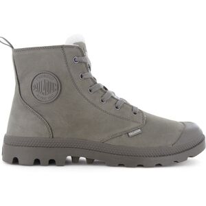 Palladium Pampa Hi Zip Wl - Hommes Bottes D'Hiver 05982-281-M Cuir Gris - Publicité Palladium Pampa Hi Zip Wl - Hommes Bottes D'Hiver 05982-281-M Cuir Gris - Publicité