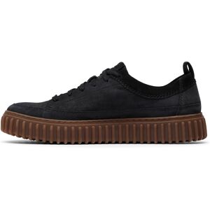 Clarks Torhill Lace Baskets Pour Hommes En Nubuck Noir - Publicité Clarks Torhill Lace Baskets Pour Hommes En Nubuck Noir - Publicité