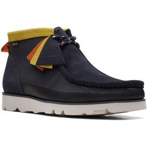Clarks Wallabee 2.0 Gore-Tex Gtx Bottes Chukka Pour Hommes En Suede Bleu - Publicité Clarks Wallabee 2.0 Gore-Tex Gtx Bottes Chukka Pour Hommes En Suede Bleu - Publicité