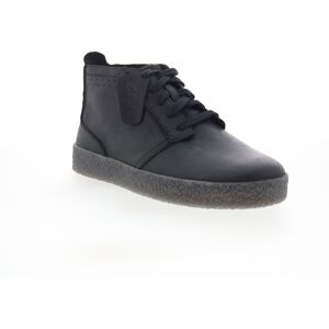 Clarks Streethill Mid Bottes Chukka Pour Hommes En Cuir Noir - Publicité Clarks Streethill Mid Bottes Chukka Pour Hommes En Cuir Noir - Publicité
