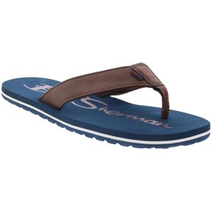 Ben Sherman Crosswell Tongs Pour Hommes En Synthétique Bleu - Publicité Ben Sherman Crosswell Tongs Pour Hommes En Synthétique Bleu - Publicité