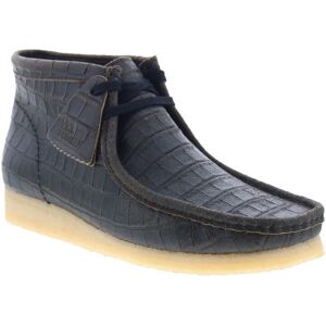 Clarks Wallabee Boot Bottes Chukka Pour Hommes En Cuir Noir - Publicité Clarks Wallabee Boot Bottes Chukka Pour Hommes En Cuir Noir - Publicité