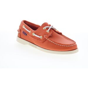 Sebago Portland Fisher Chaussures Bateau Pour Femmes En Cuir Orange - Publicité Sebago Portland Fisher Chaussures Bateau Pour Femmes En Cuir Orange - Publicité