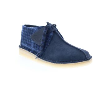 Clarks Desert Trek Pour Hommes En Suede Bleu - Publicité Clarks Desert Trek Pour Hommes En Suede Bleu - Publicité
