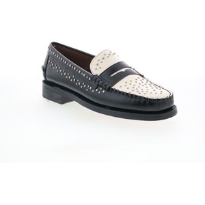 Sebago Dan Studs Loafer Pour Hommes En Cuir Noir - Publicité Sebago Dan Studs Loafer Pour Hommes En Cuir Noir - Publicité