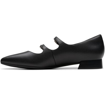 Clarks Natalyn Lane Mary Jane Pour Femmes En Cuir Noir - Publicité Clarks Natalyn Lane Mary Jane Pour Femmes En Cuir Noir - Publicité