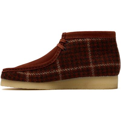 Clarks Wallabee Boot Bottes Chukka Pour Hommes En Synthétique Brown - Publicité Clarks Wallabee Boot Bottes Chukka Pour Hommes En Synthétique Brown - Publicité