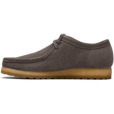 Clarks Wallabee Rb Pour Hommes En Suede Gris - Publicité Clarks Wallabee Rb Pour Hommes En Suede Gris - Publicité