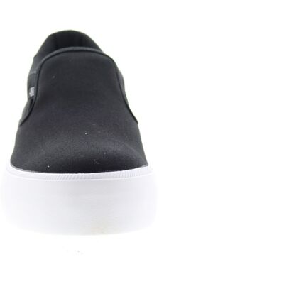 Lugz Clipper Platform Baskets Pour Femmes En Toile Noir - Publicité Lugz Clipper Platform Baskets Pour Femmes En Toile Noir - Publicité