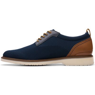 Clarks Monahan Knit Pour Hommes En Nubuck Bleu - Publicité Clarks Monahan Knit Pour Hommes En Nubuck Bleu - Publicité