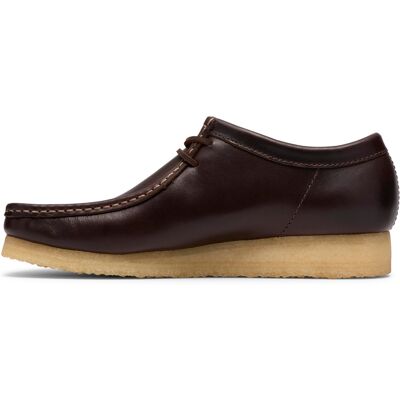 Clarks Wallabee Pour Hommes En Cuir Brown - Publicité Clarks Wallabee Pour Hommes En Cuir Brown - Publicité