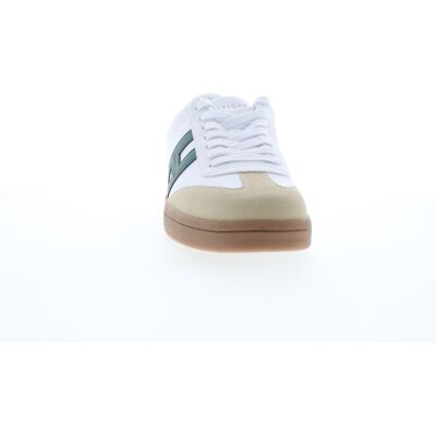 Tommy Hilfiger Lerge Baskets Pour Hommes En Cuir Blanc - Publicité Tommy Hilfiger Lerge Baskets Pour Hommes En Cuir Blanc - Publicité