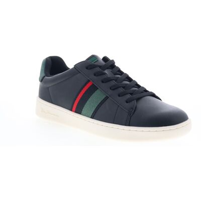 Ben Sherman Hampton Stripe Baskets Pour Hommes En Synthétique Noir - Publicité Ben Sherman Hampton Stripe Baskets Pour Hommes En Synthétique Noir - Publicité